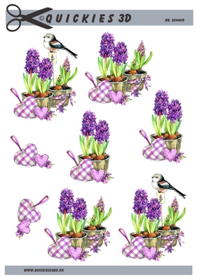 3D Lilla hyacinter